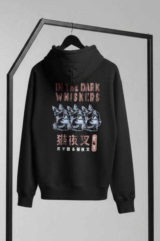 Black Whiskers - Full Sleeve Hoodie