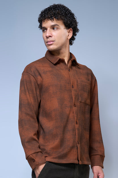 Burnt Orange - Hue Shirt Shirts Maxzone Clothing