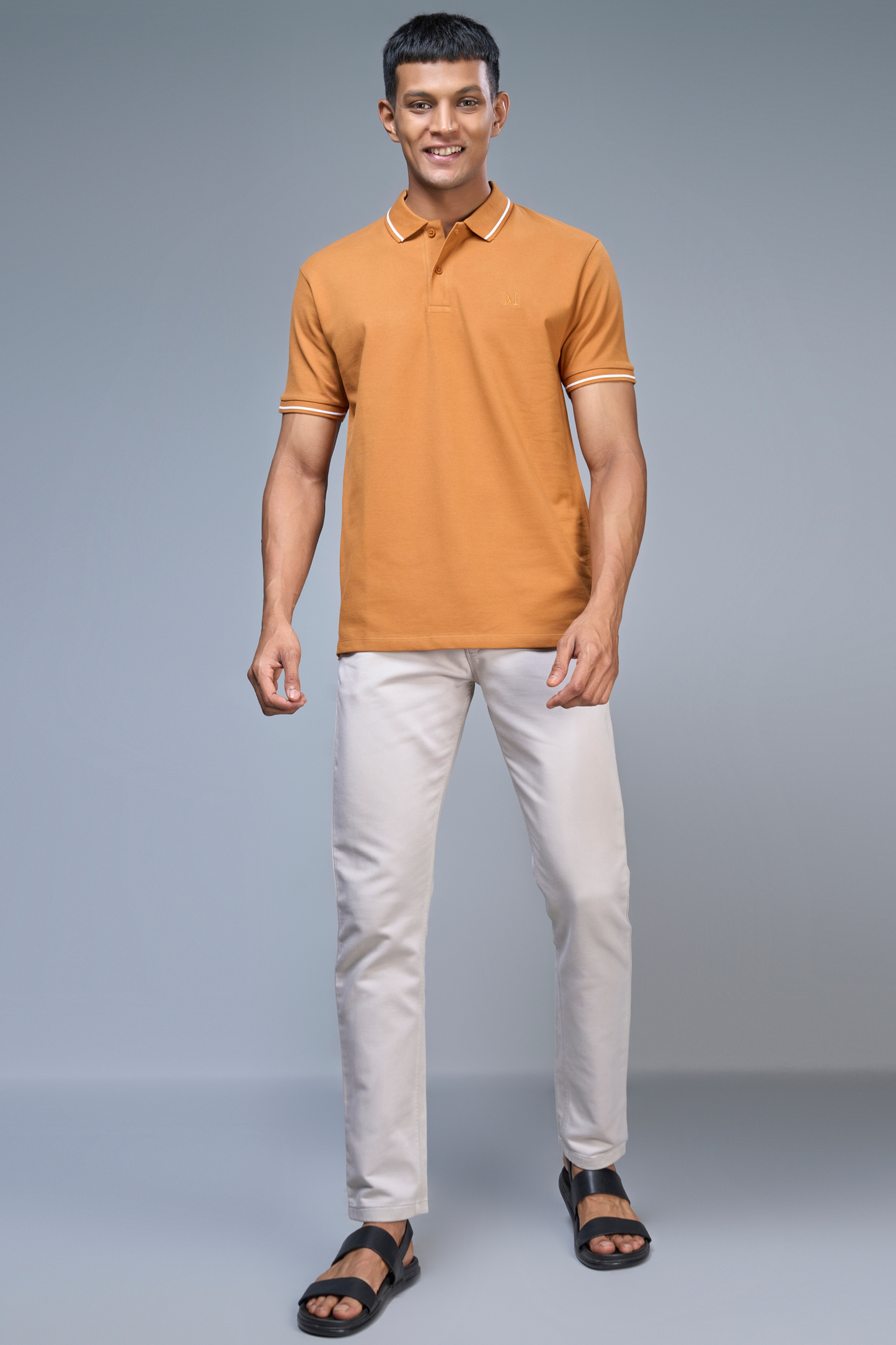 Identity Polo 2.0 - Caramel  Maxzone Clothing   