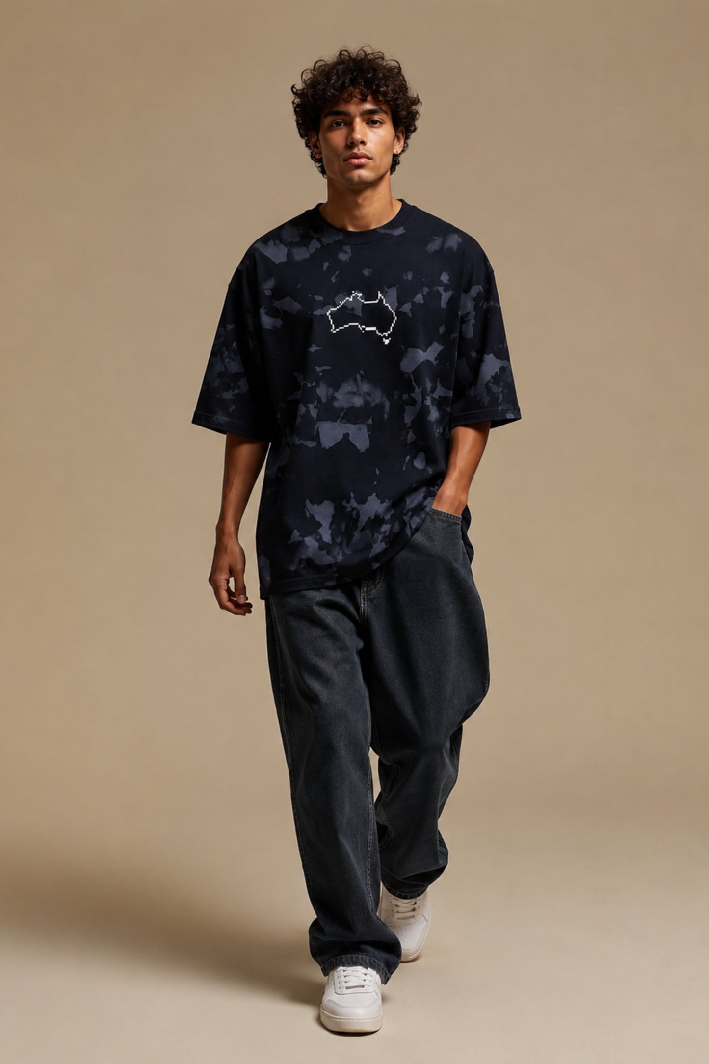 Black ASTRL - Black Out Oversize T-shirt