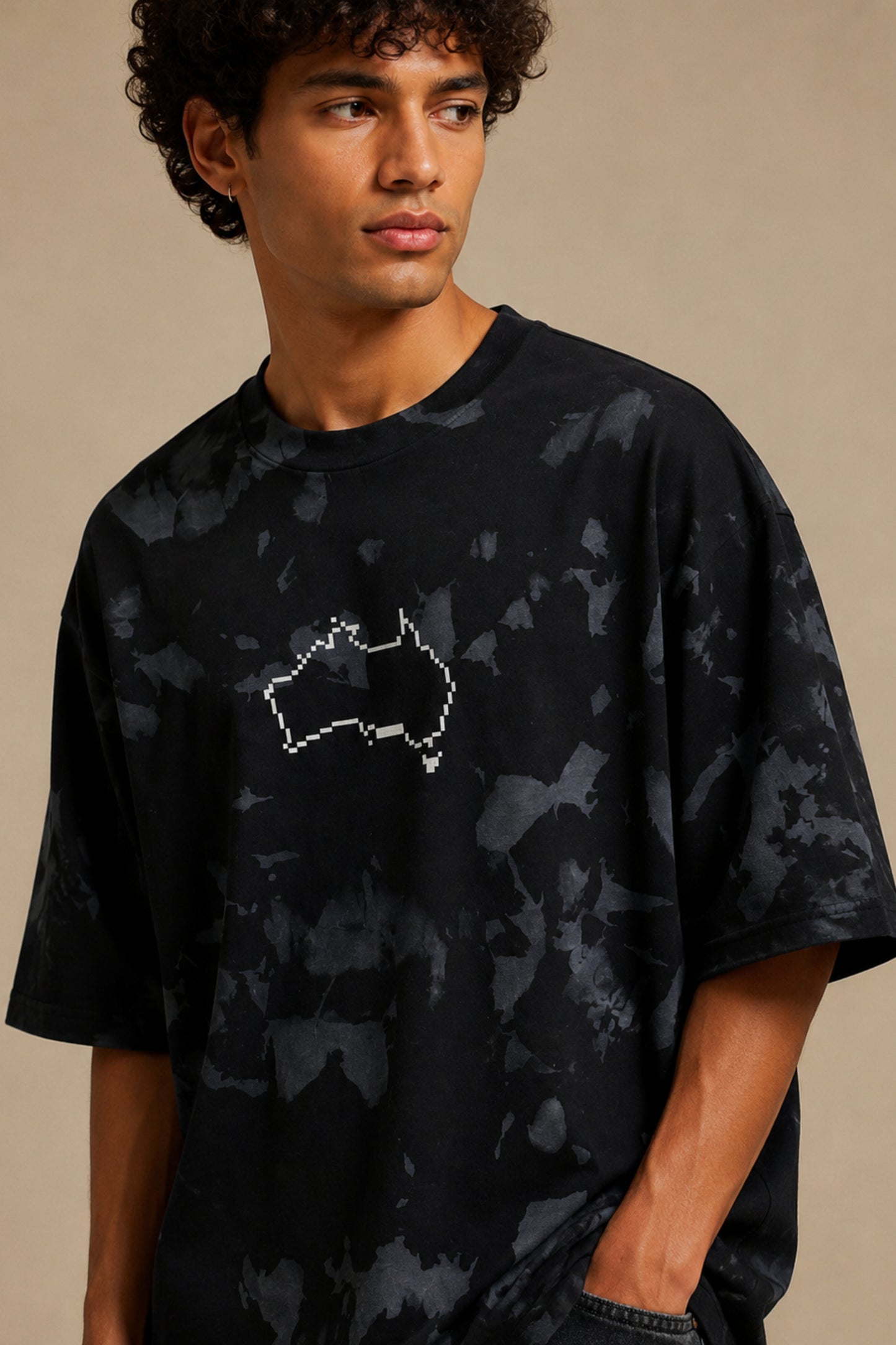 Black ASTRL - Black Out Oversize T-shirt