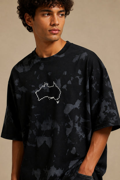 Black ASTRL - Black Out Oversize T-shirt