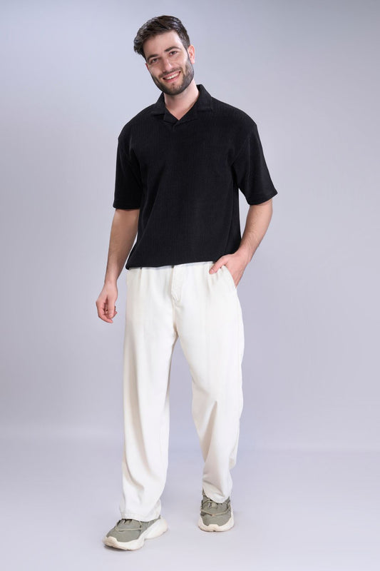Black - Old Money Knit Polo