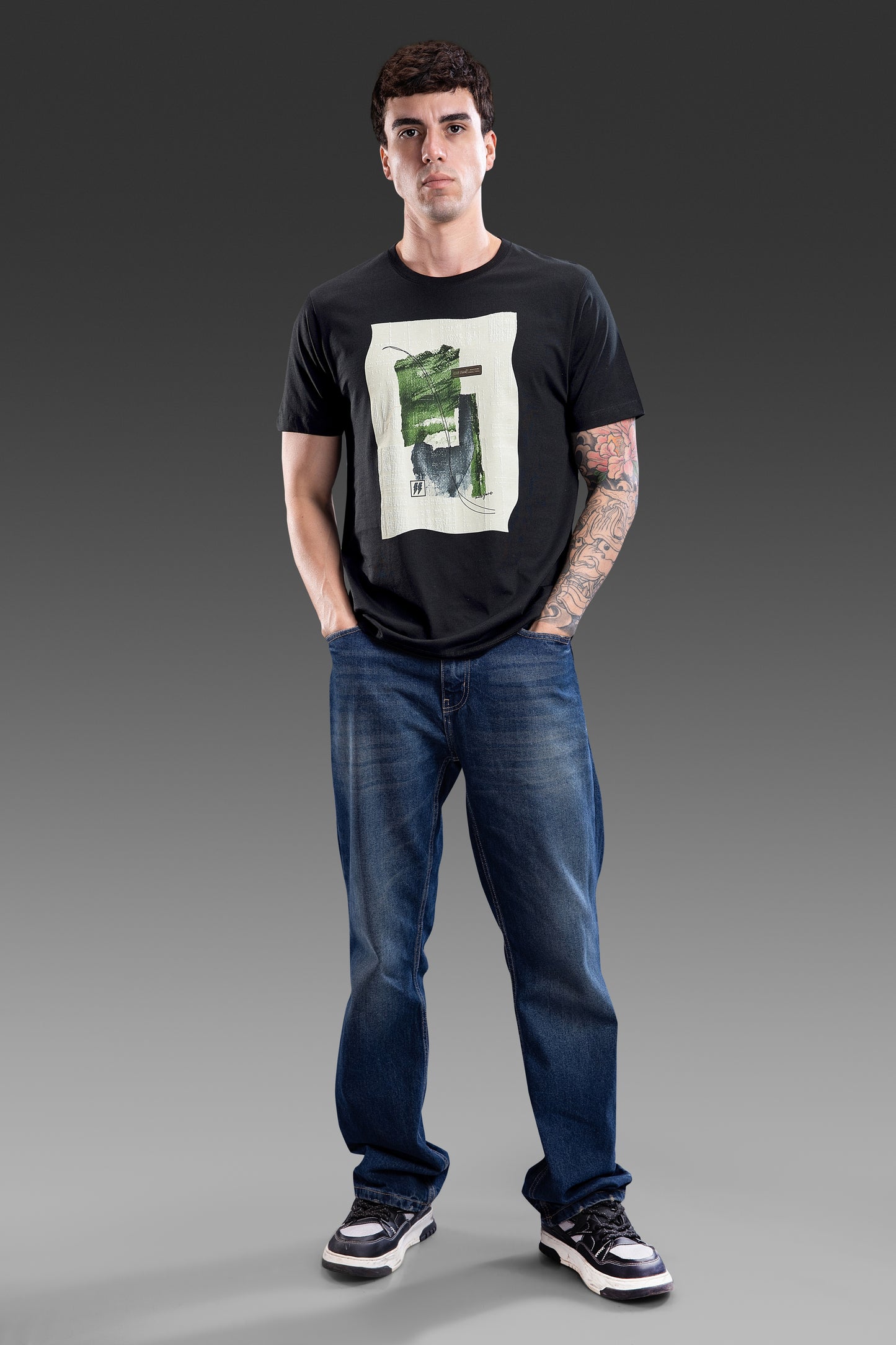 Jet Black - Grafixstation T-shirt