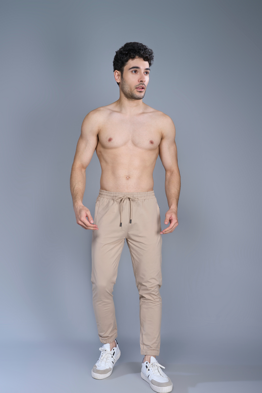 Active Beige 365 Track Pant Track Pant Maxzone Clothing M  