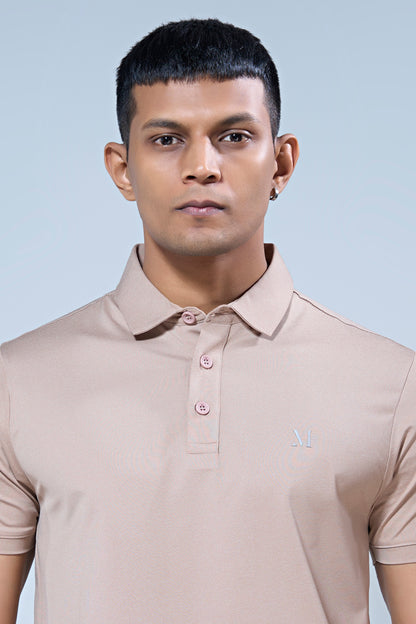 Beige Duracool Polo