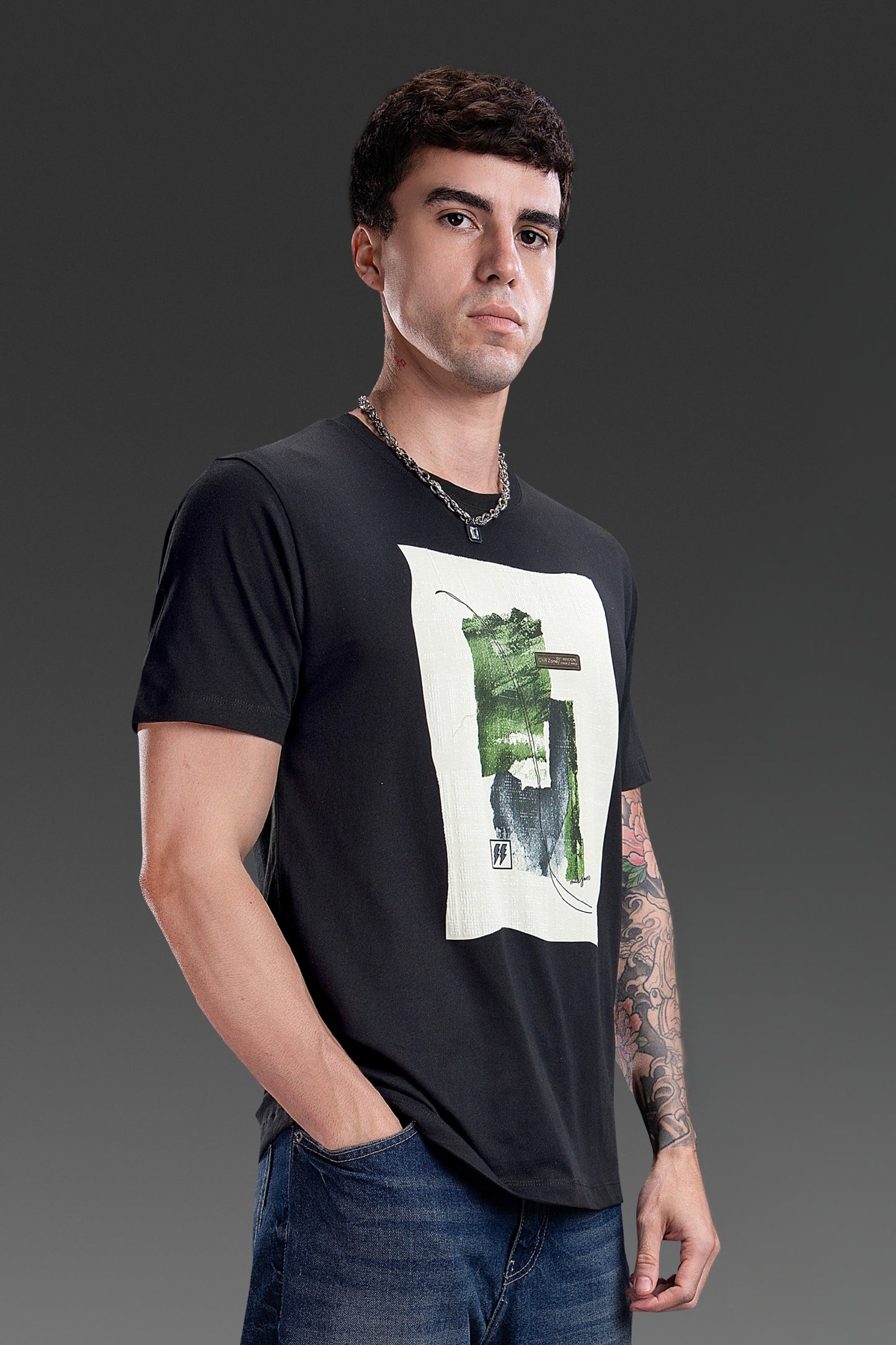 Jet Black - Grafixstation T-shirt