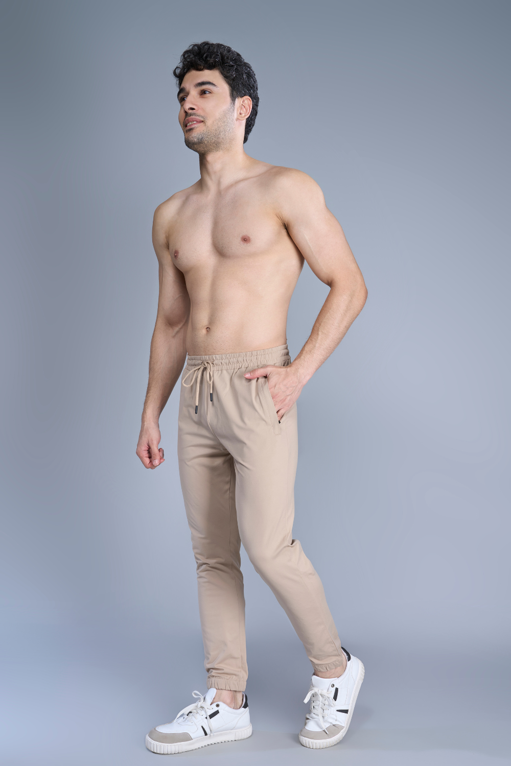 Active Beige 365 Track Pant Track Pant Maxzone Clothing   