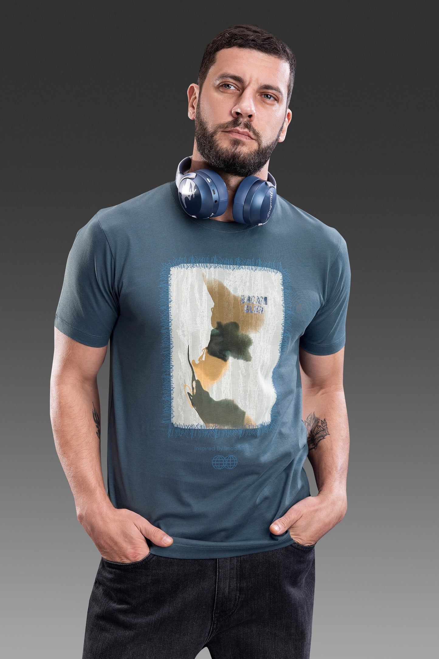 Steel Blue - Grafixstation T-shirt
