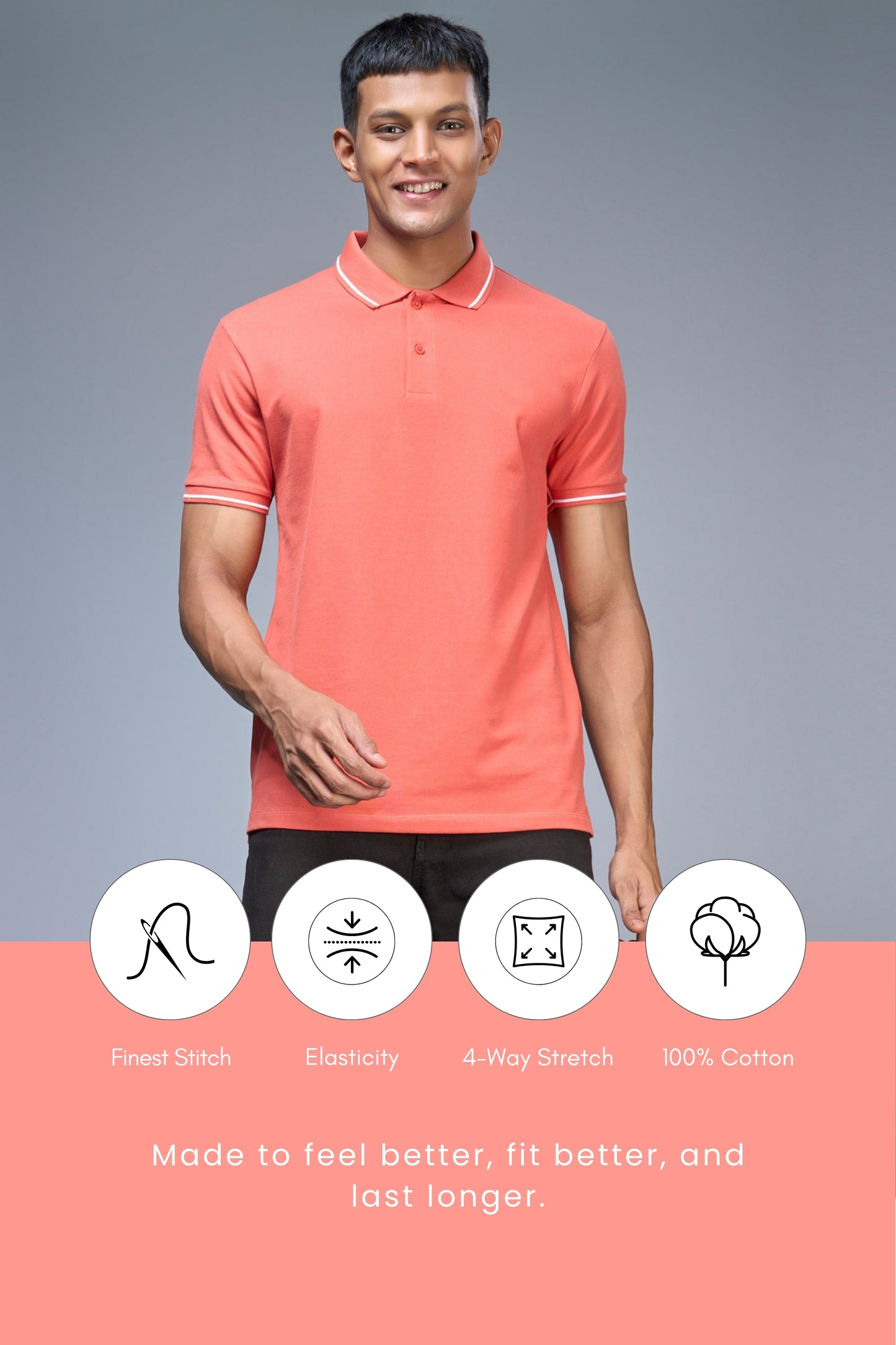 Identity Polo 2.0 - Carrot