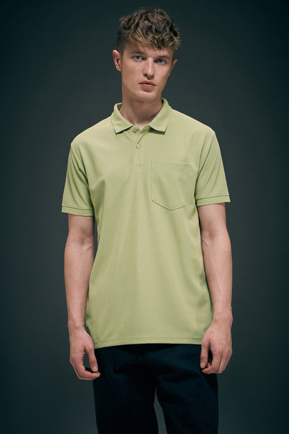 Spring Green - Smart Tech Pocket Polo