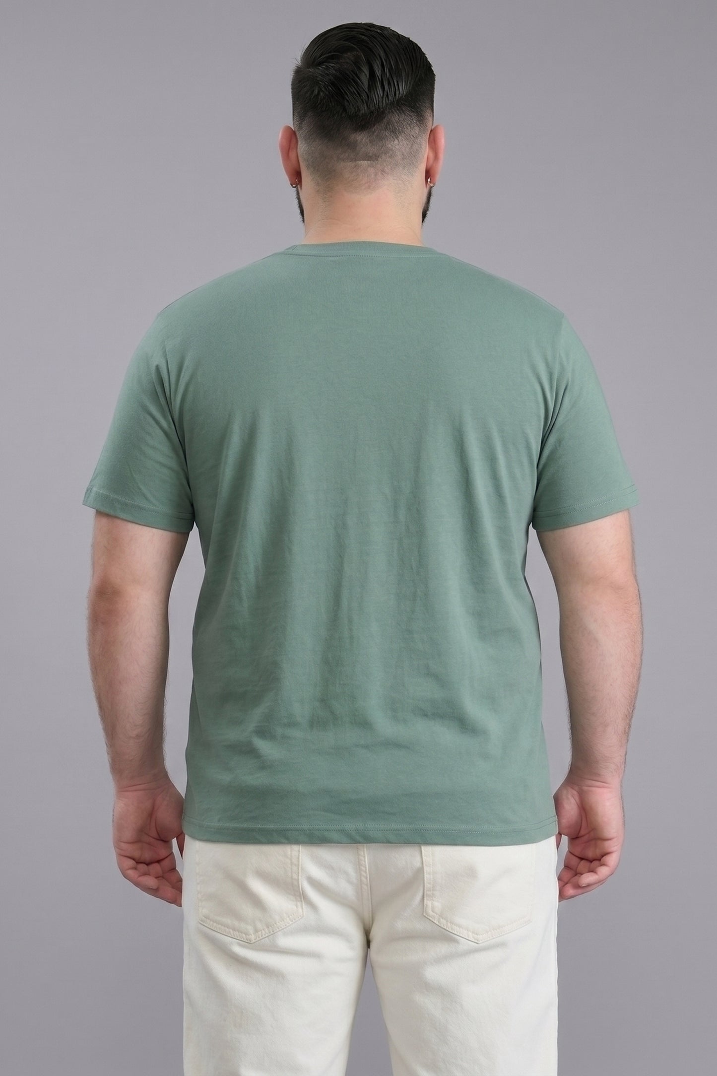 Light Green Cotton IQ Basics Plus Size