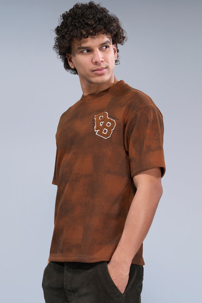 Burnt Orange - Hue T-shirt Maxzone Clothing