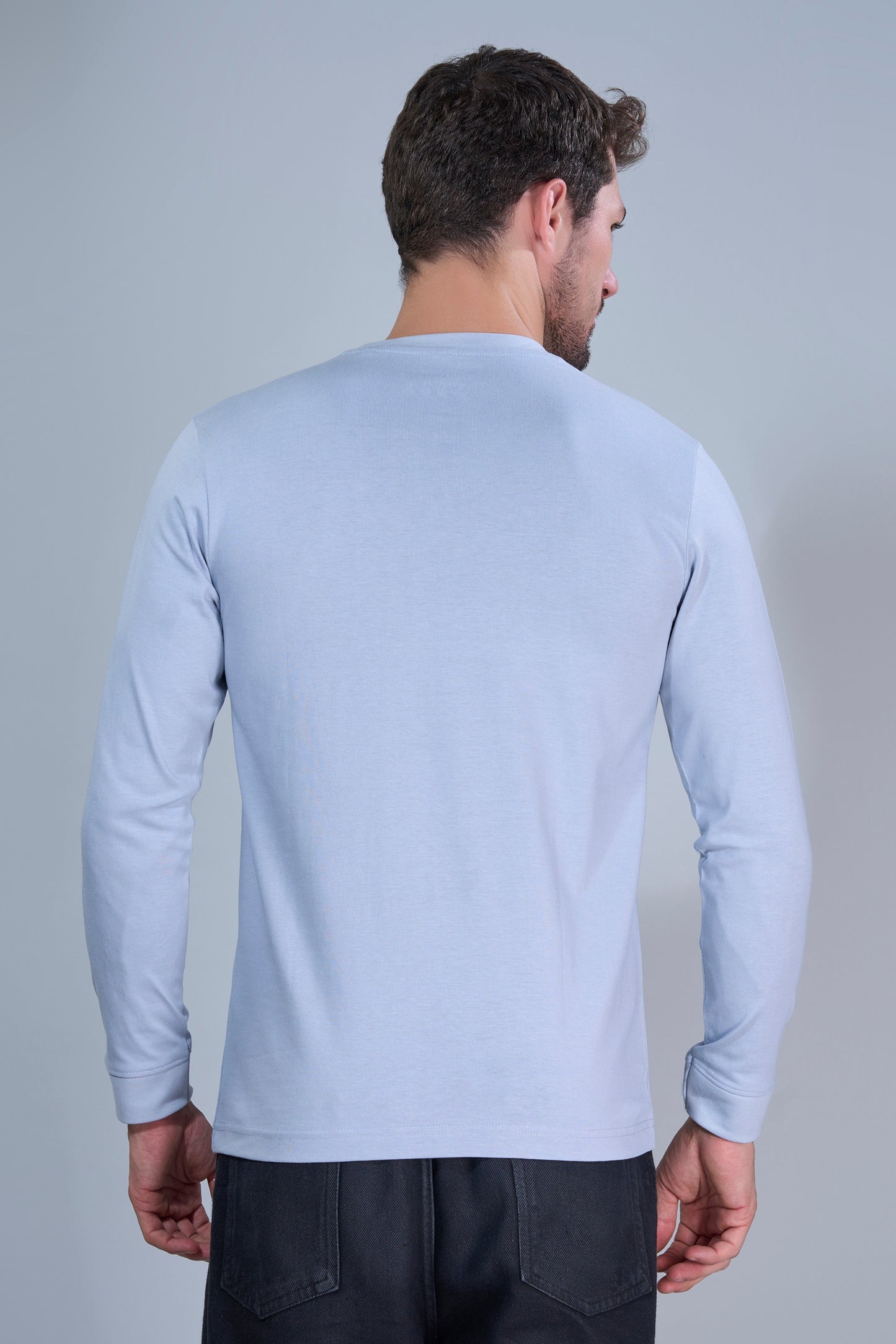 Light Blue Cotton IQ Full Sleeve