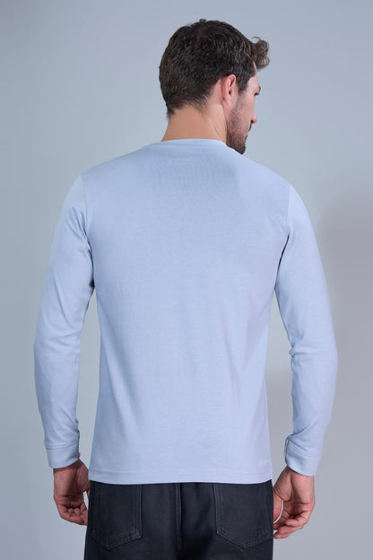 Light Blue Cotton IQ Full Sleeve