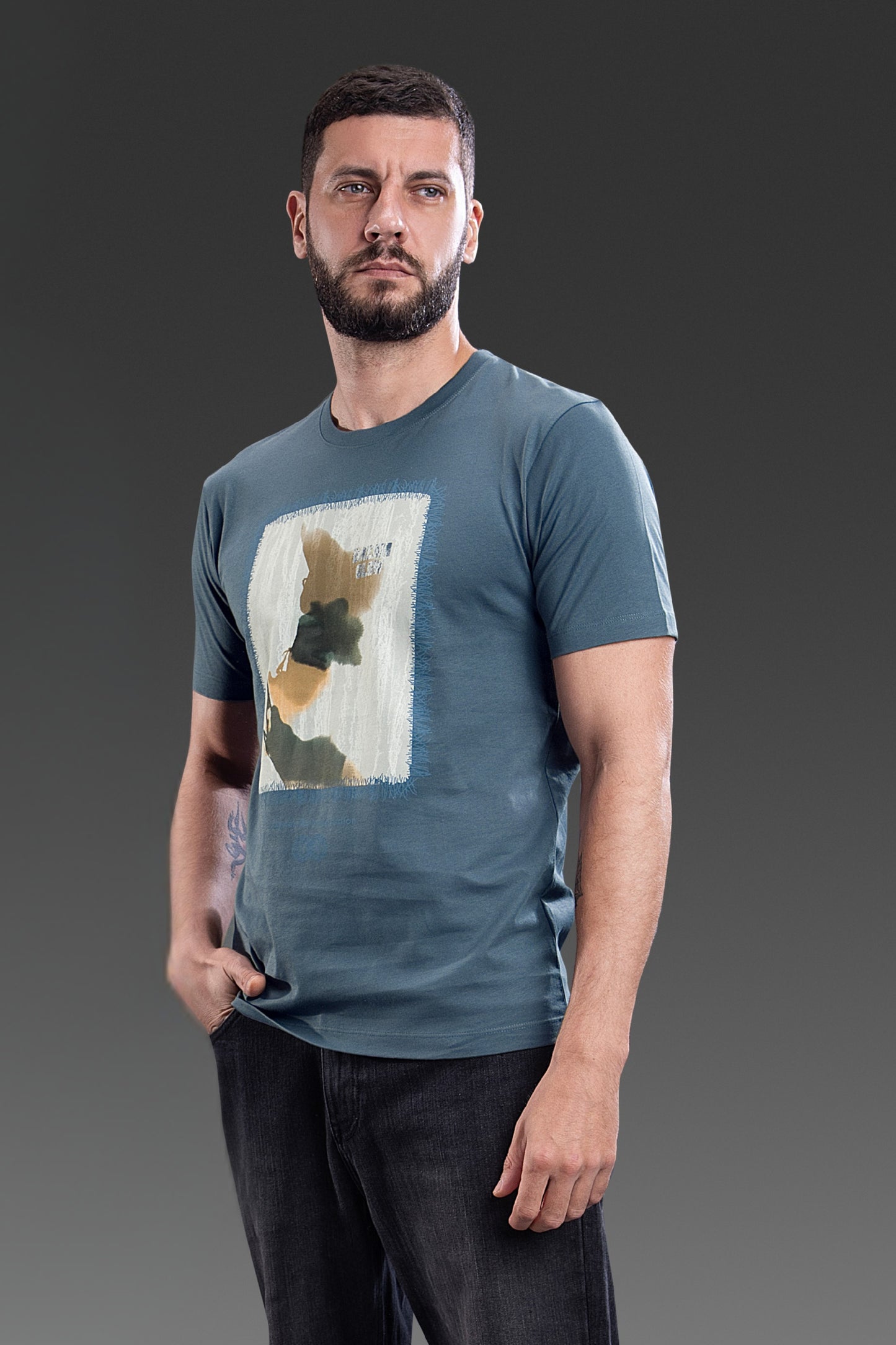 Steel Blue - Grafixstation T-shirt