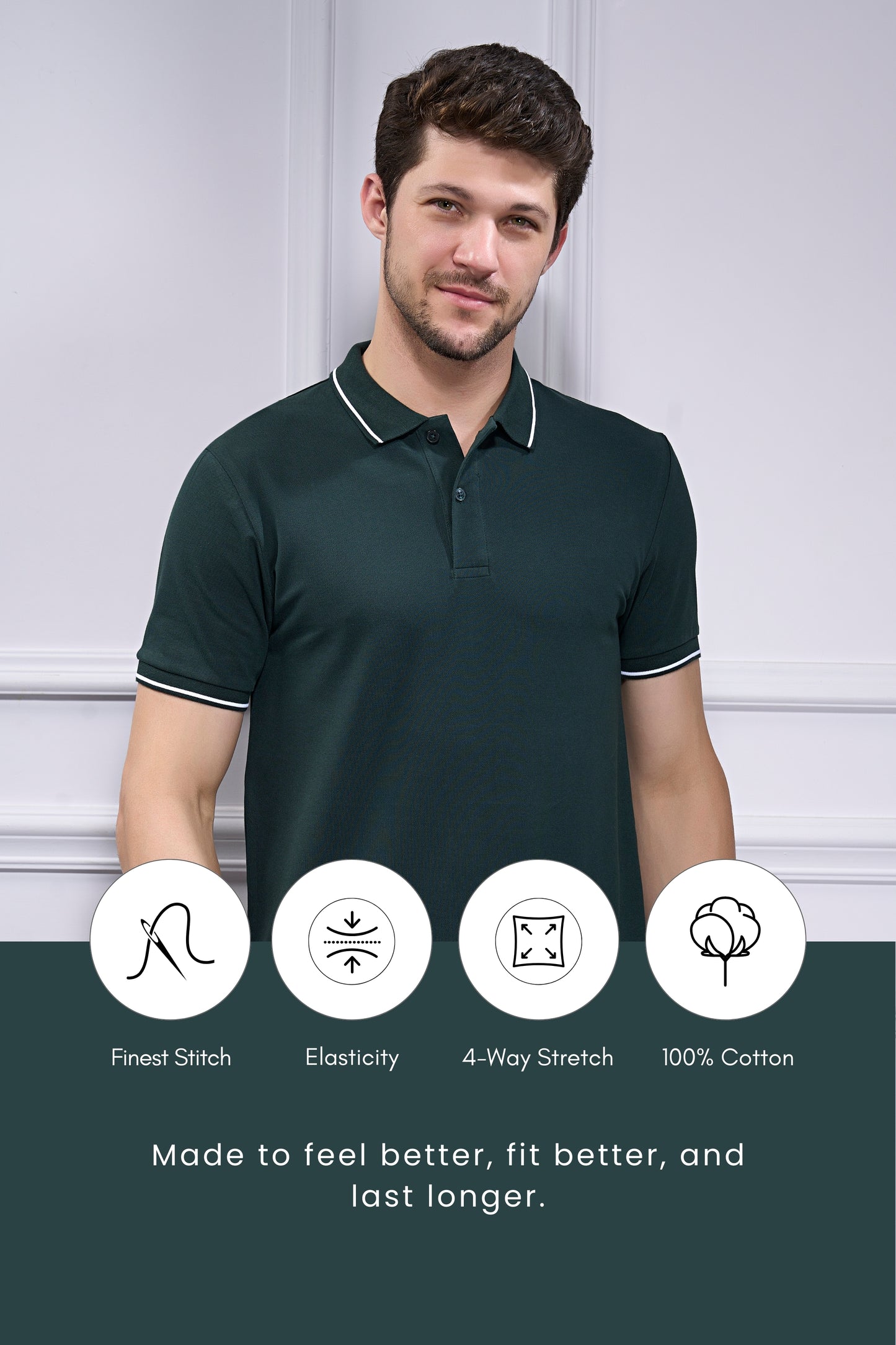 Identity Polo 2.0 - June Green