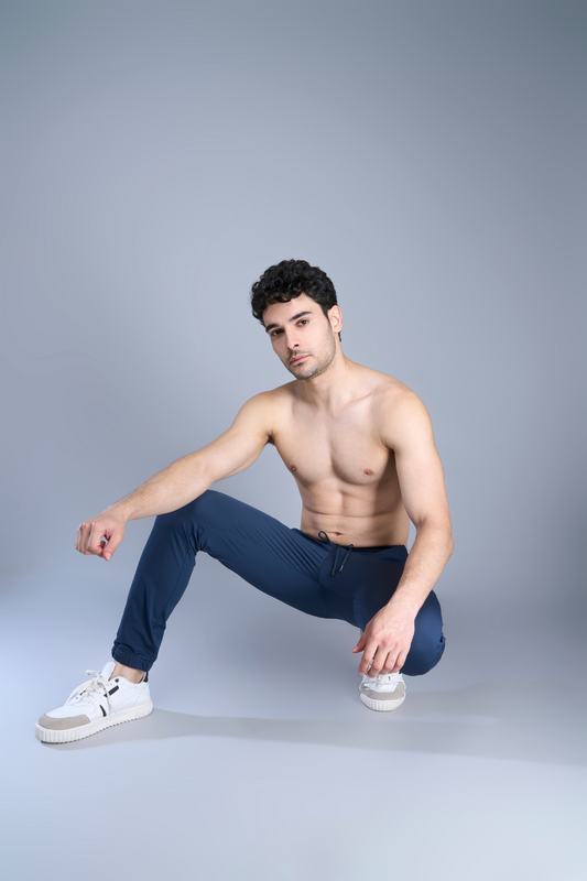 Shop Men's Reasonable Active Blue Track Pants Maxzone Clothing