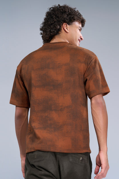 Burnt Orange - Hue T-shirt Maxzone Clothing