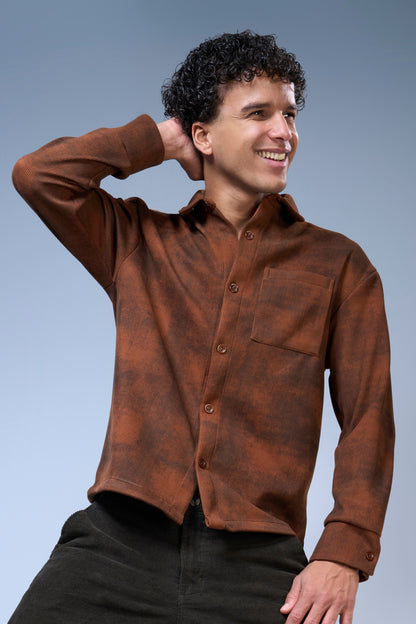 Burnt Orange - Hue Shirt Shirts Maxzone Clothing