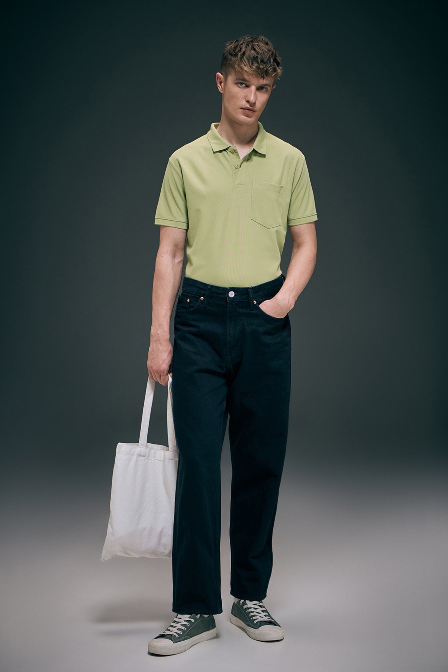 Spring Green - Smart Tech Pocket Polo