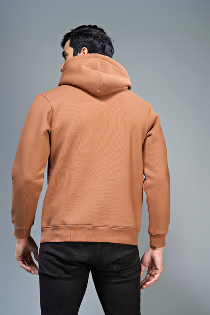 Hot Brown Hoodie Hoodies Maxzone Clothing   