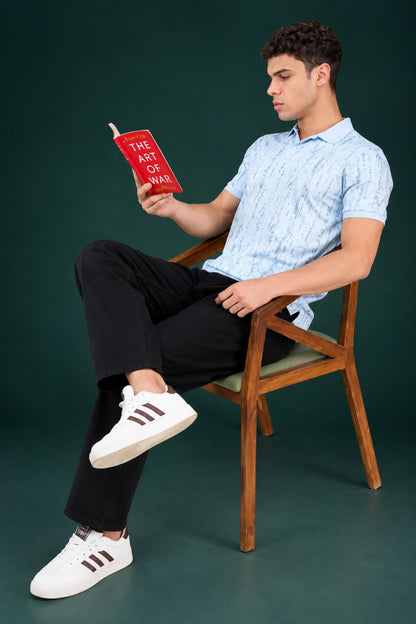 Glacier Grey - Aurelis Aop Polo T-shirt