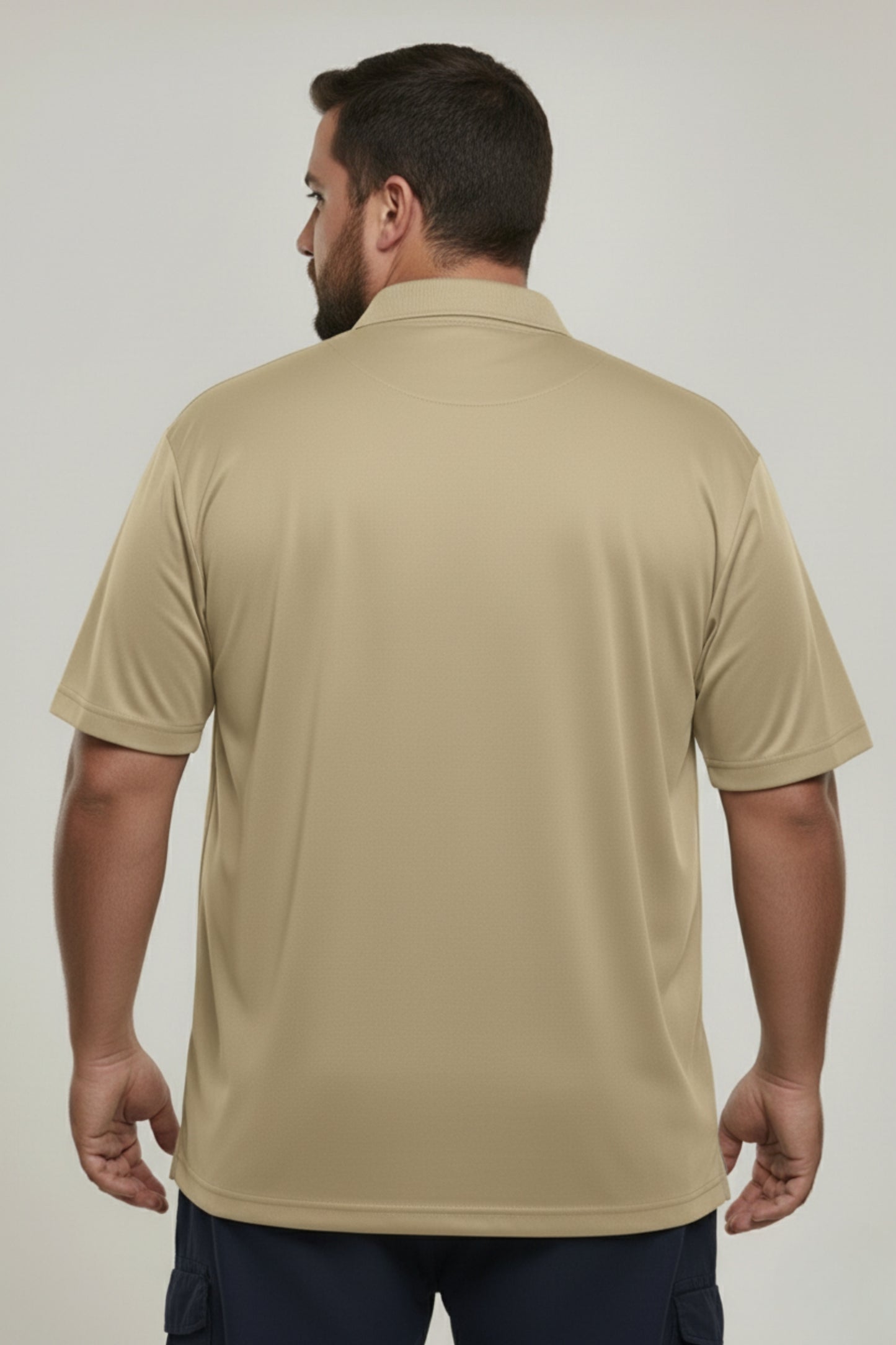 Sage Green - Smart Tech Polo Plus Size
