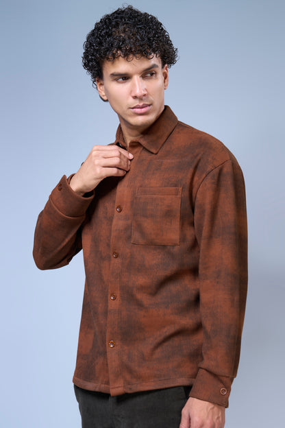 Burnt Orange - Hue Shirt Shirts Maxzone Clothing