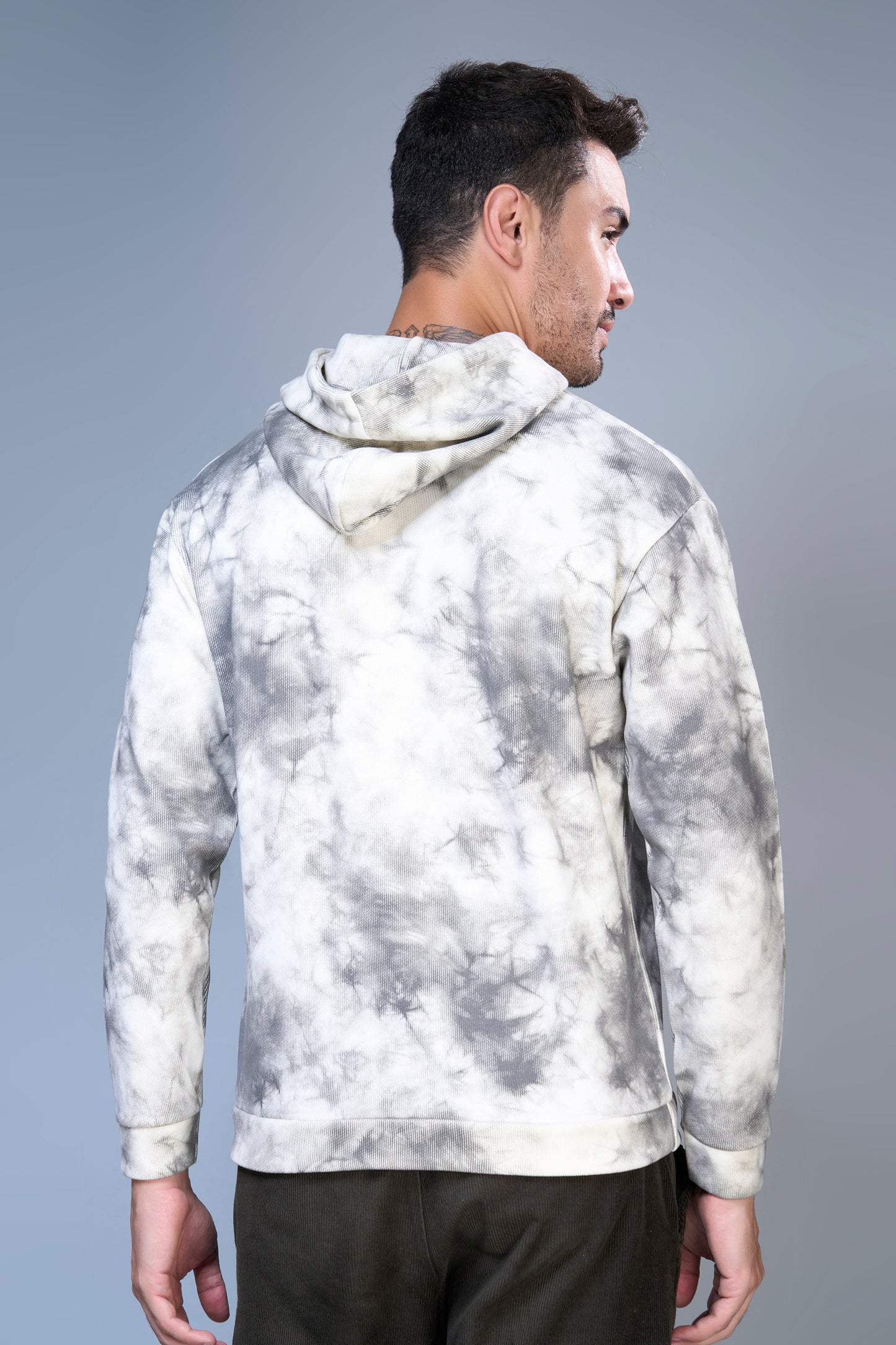 White - Smoky Hoodie Hoodies Maxzone Clothing