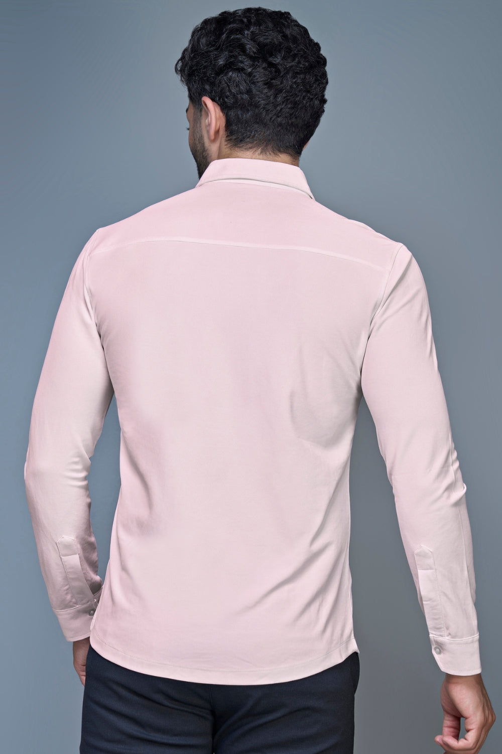 L T. Pink Smart Tech Full Sleeve Shirt Full Sleeve Shirt Maxzone Clothing   