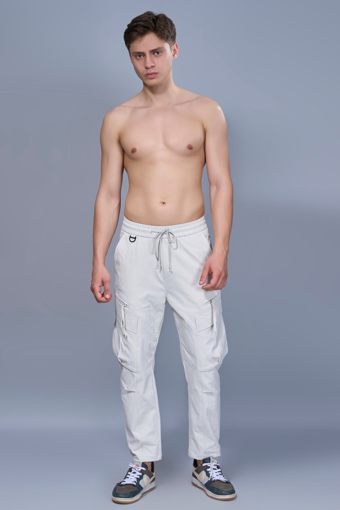 White Korean Cargo Maxzone Clothing 29