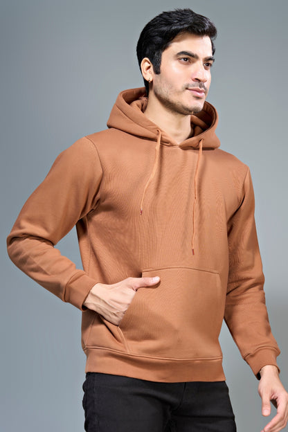 Hot Brown Hoodie Hoodies Maxzone Clothing M  