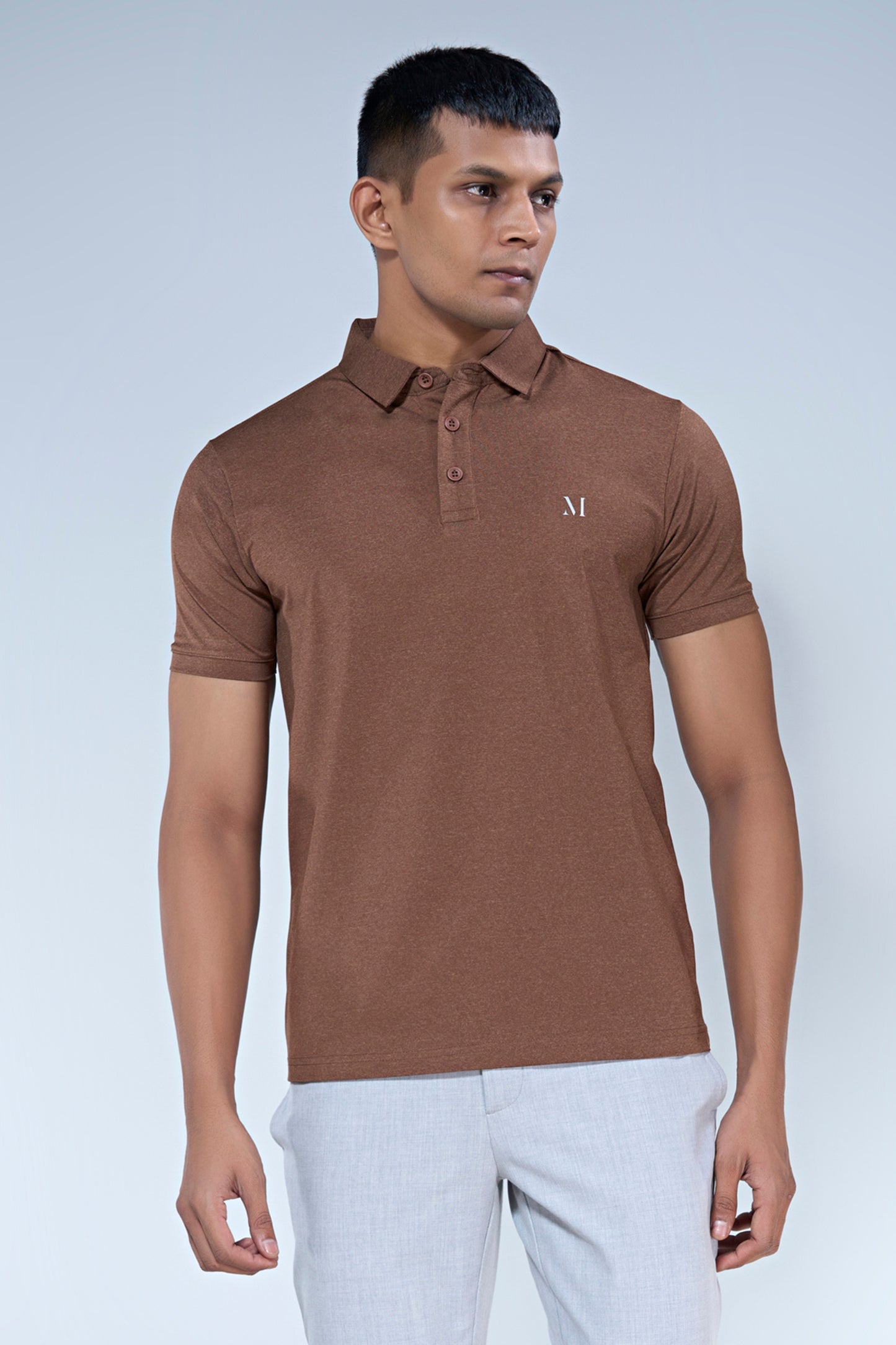 Brown Duracool Polo