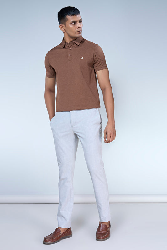 Brown Duracool Polo