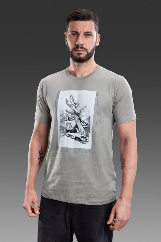 Ash Grey - Grafixstation T-shirt