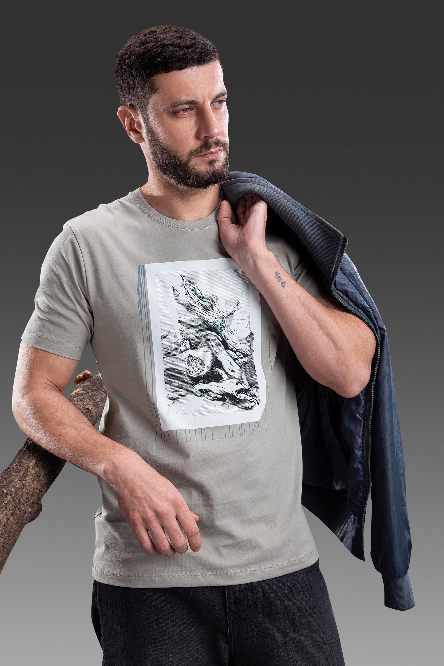 Ash Grey - Grafixstation T-shirt