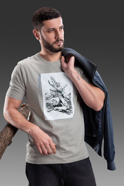 Ash Grey - Grafixstation T-shirt