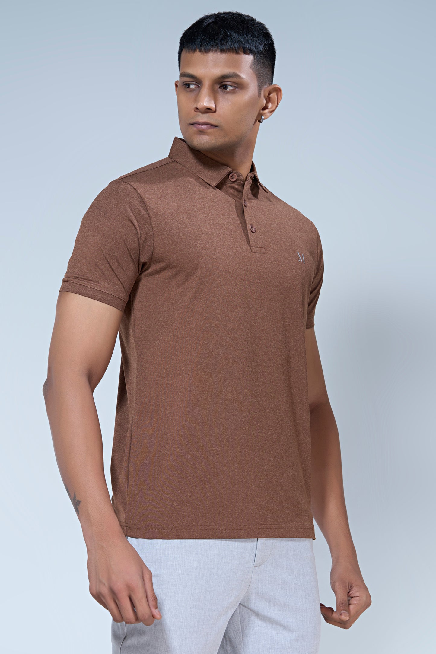 Brown Duracool Polo