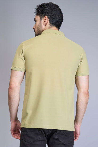 Green Smart Tech Pocket + Polo T-shirts Maxzone Clothing   