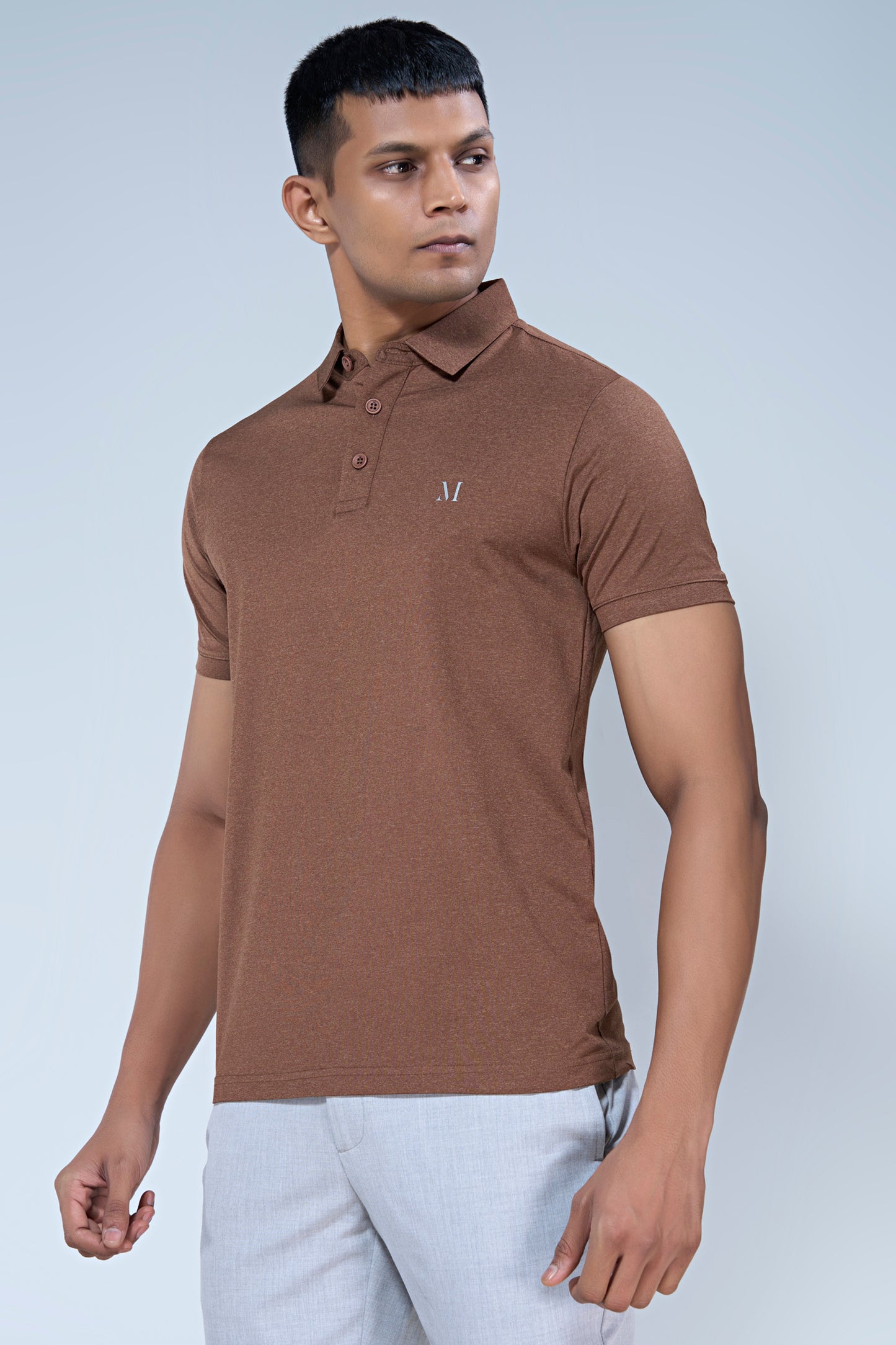 Brown Duracool Polo
