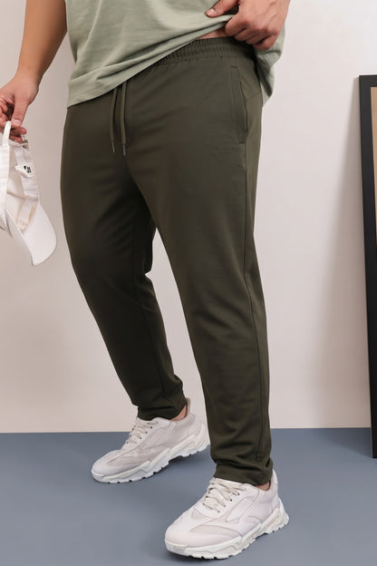 Olive Green - Motion 365 Track Pant Plus Size
