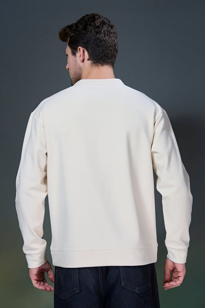 Cream - Abstract Sweatshirt
