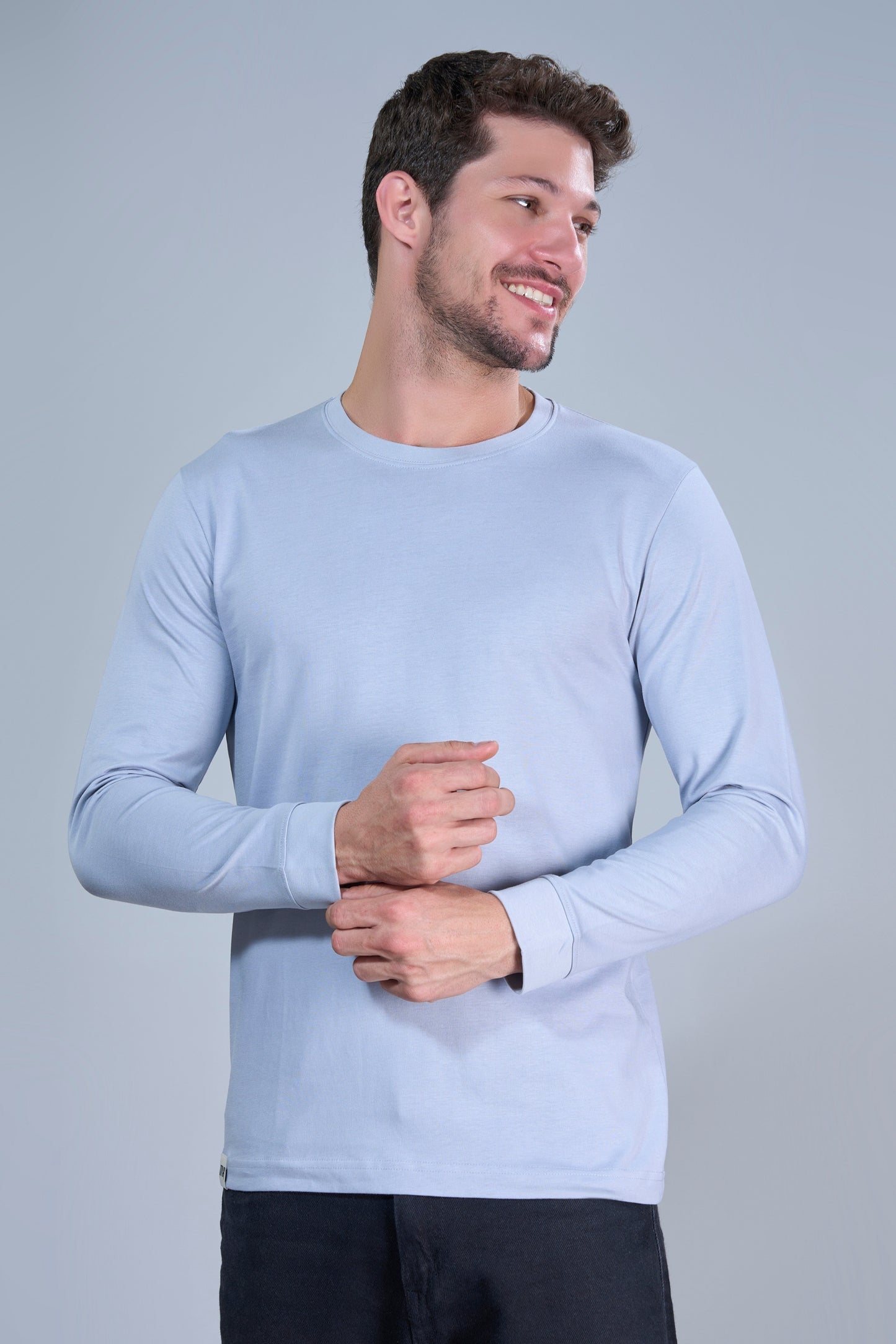 Light Blue Cotton IQ Full Sleeve
