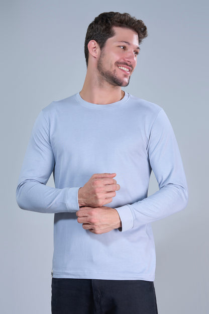 Light Blue Cotton IQ Full Sleeve