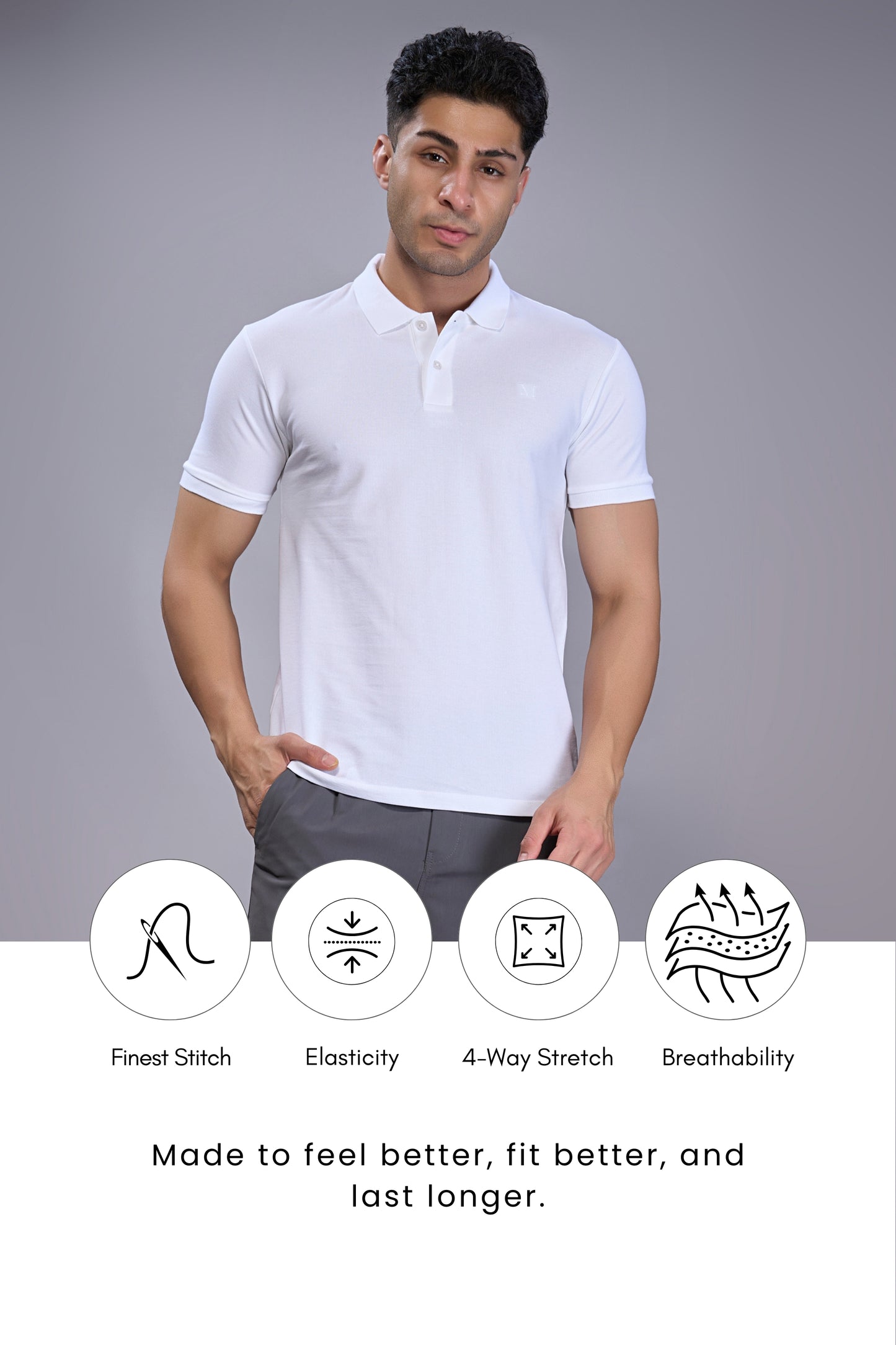 White - Zyric Polo