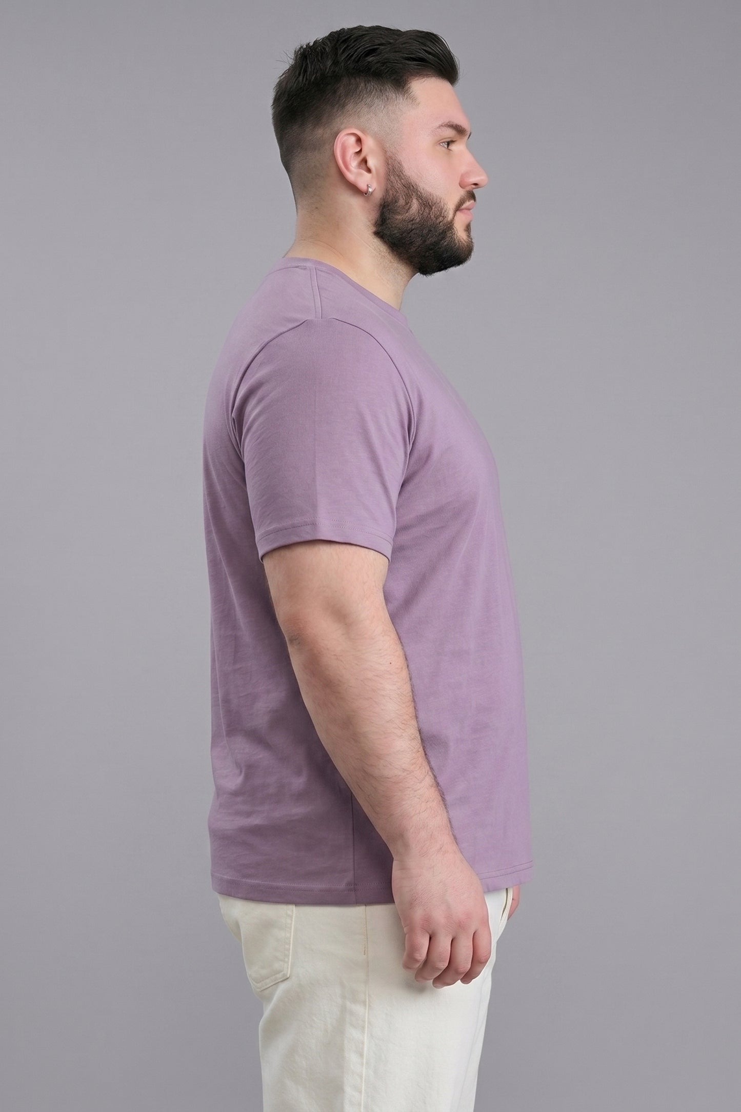 Light Maroon Cotton IQ Basics Plus Size