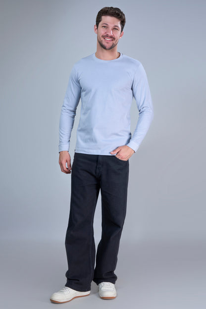 Light Blue Cotton IQ Full Sleeve