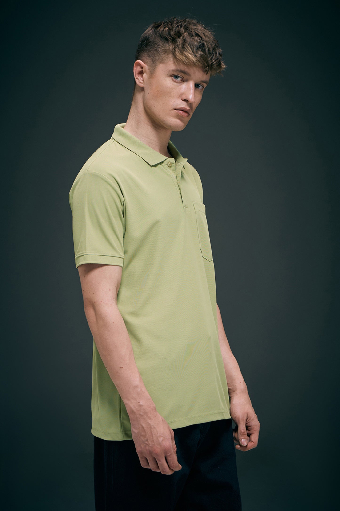 Spring Green - Smart Tech Pocket Polo