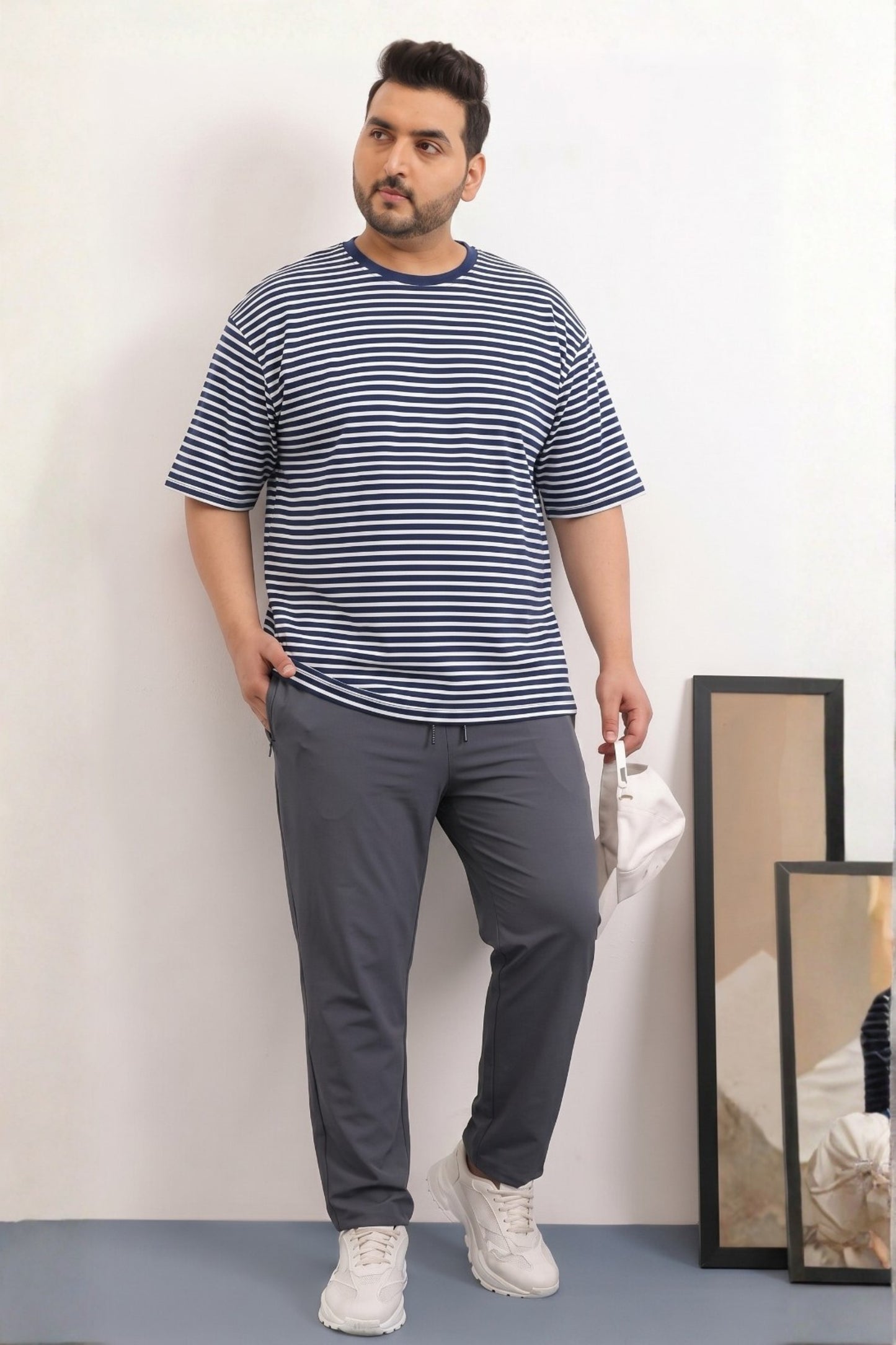 Charcoal - Motion 365 Track Pant Plus Size